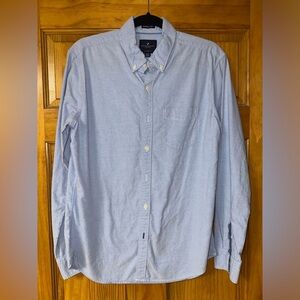 American Eagle blue oxford shirt size medium